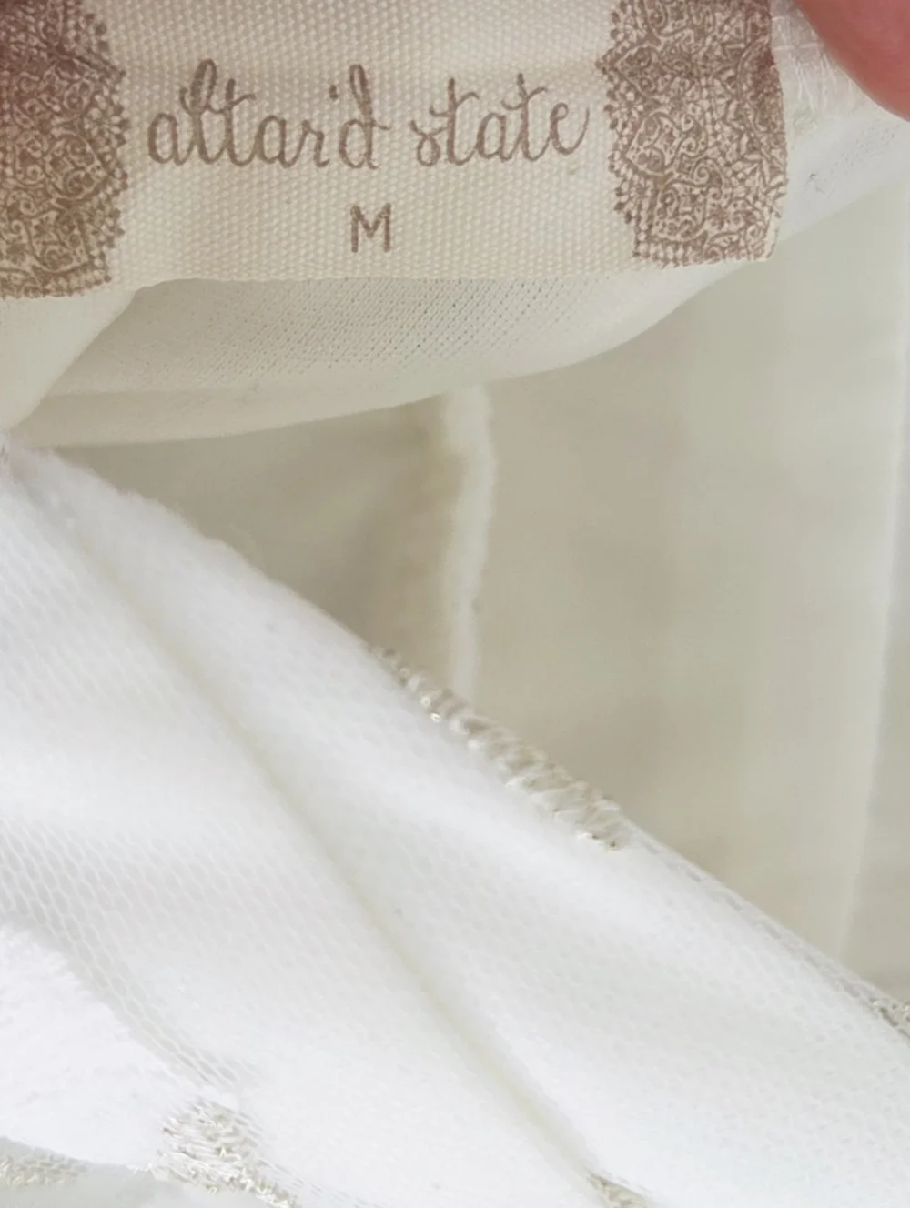 Altar'd State Arabella 3d Floral Maxi Dress Medium - Picture 5 of 5